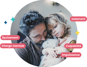 Père et enfant partageant un câlin réconfortant
